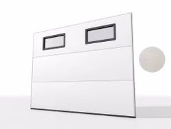 Bredd 2400 mm inkl fönster - Krokom40 garageport