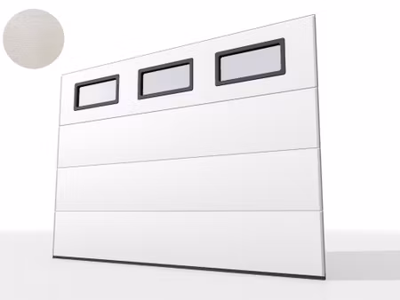 Bredd 3000 mm inkl fönster - Krokom40 garageport