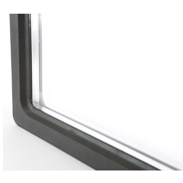 Fönster 640x336 mm för 42 mm panel