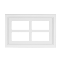 Fönster 640x336 mm för 60 mm panel