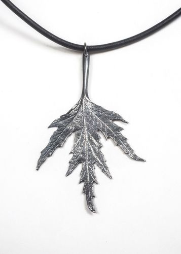 Halsband Special oxiderat Silver