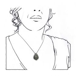 Klockbage - vitt silver