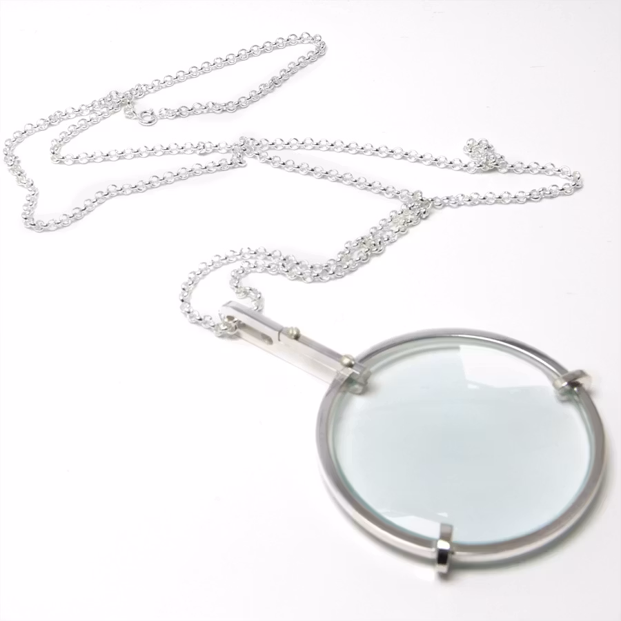 Förstoringsglas att hänga runt halsen