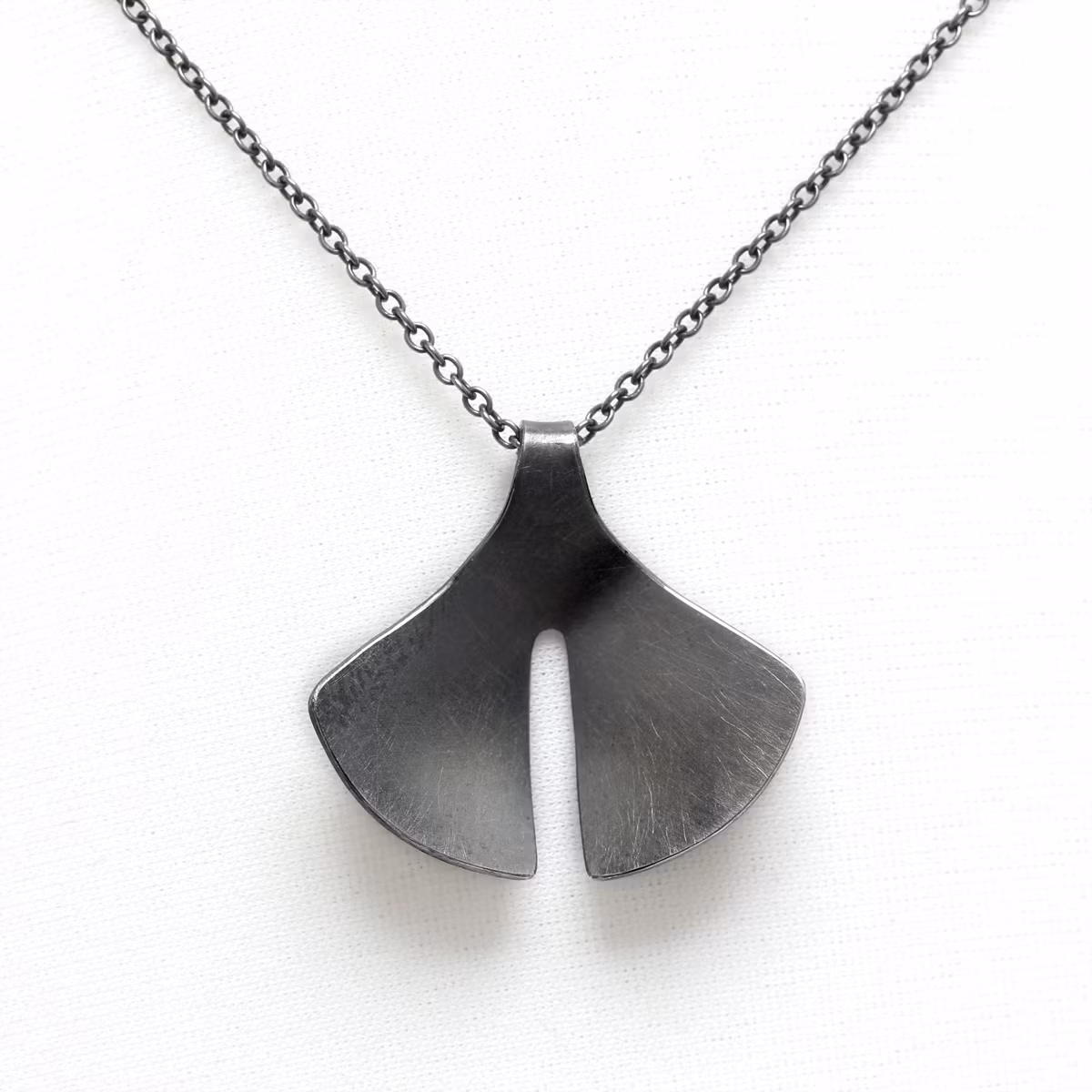 Ginkgo - Svartoxiderat silver