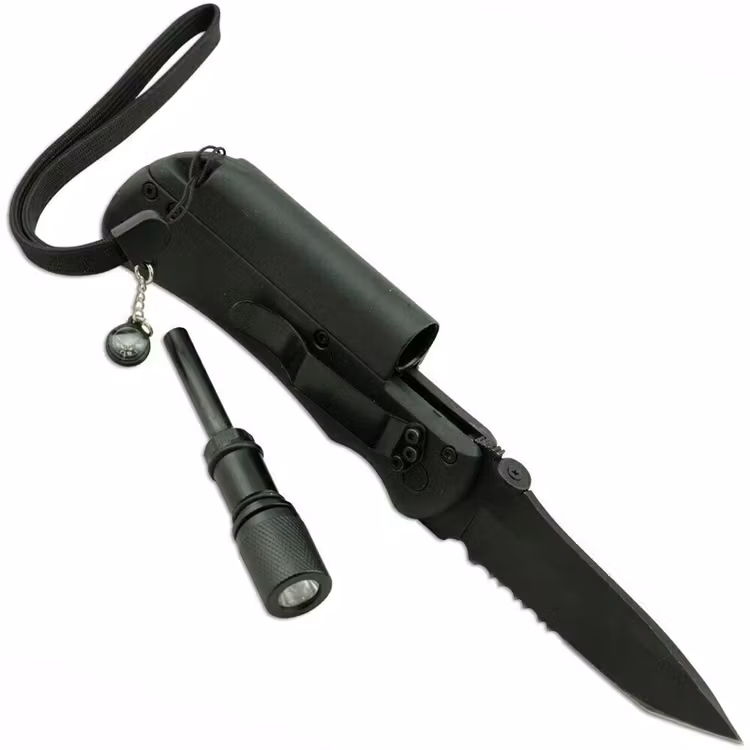 Taktisk camping kniv