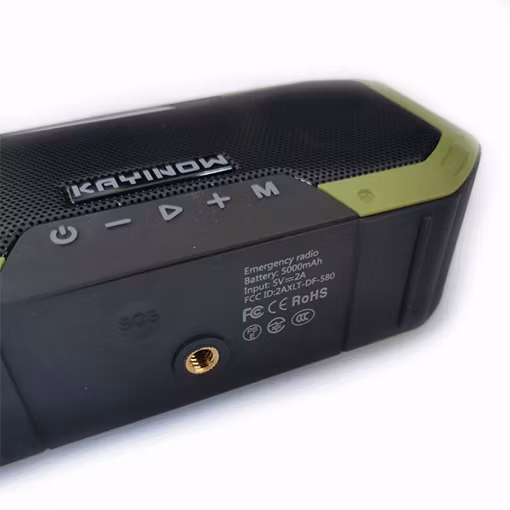 Överlevnadsradio FM -radio med solceller