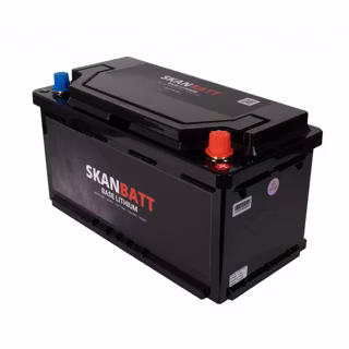 SKANBATT Base Lithium - 12V 150Ah 150A BMS - 355x180x190mm - 3 Års garanti - Bobil