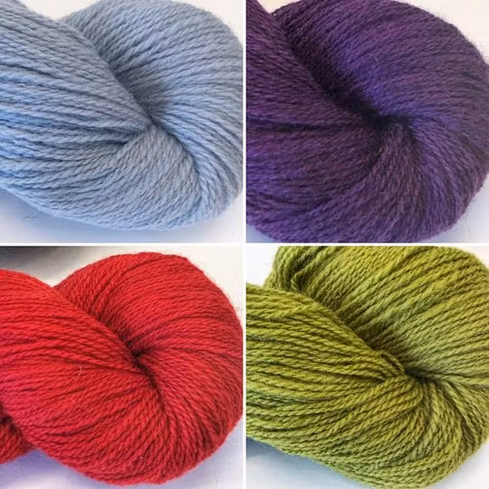 Wool yarn plaid yarn - Tamme Craft