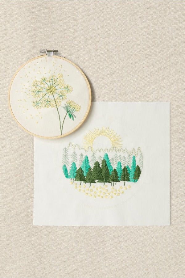 Broderikit "The woodland walk"