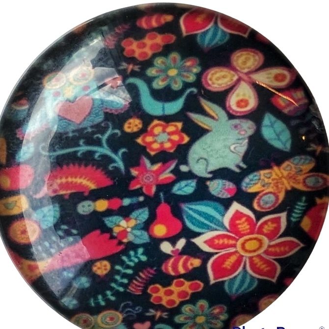 Cabochon glas 40mm