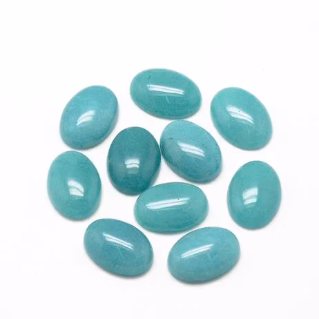 Cabochon halvädelsten turkos 18x13mm