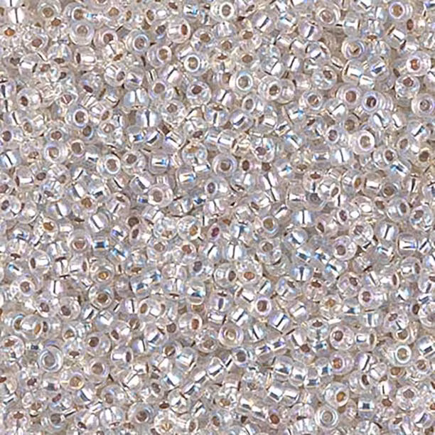 Miyuki seedbeads 11/0 silverlined Crystal AB