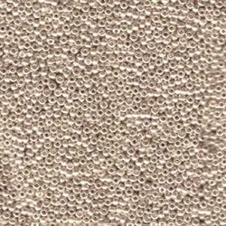 Miyuki seedbeads 11/0 galvanized light beige