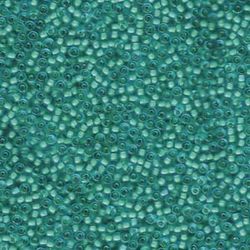 Miyuki seedbeads 11/0 seafoamlined aqua