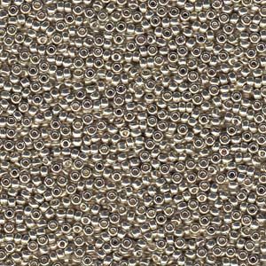 Miyuki seedbeads 11/0 duracoat galvanized silver