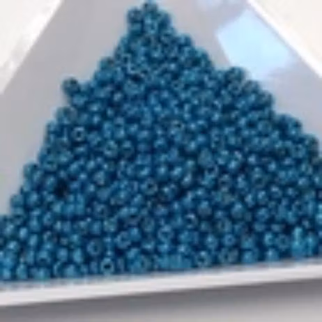 Miyuki seedbeads 11/0 duracoat galvanized capri blue
