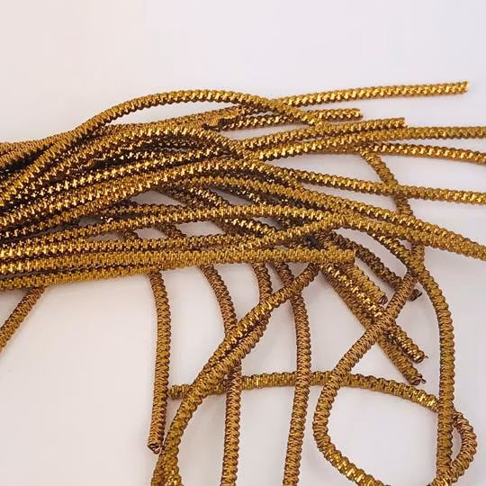 French wire spiral 2mm antikguld