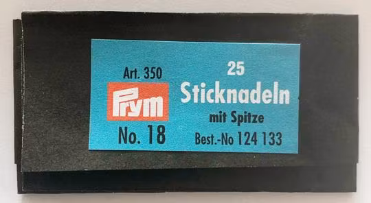 Broderinål Chenille m spets strl 18 25/fp