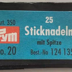 Broderinål Chenille m spets strl 20 25/fp