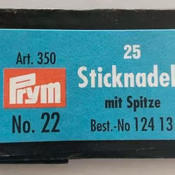 Broderinål Chenille m spets strl 22 25/fp