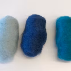 Kardflor 3x10g blå/turkos