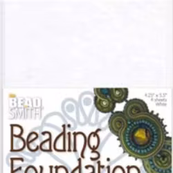 Beading foundation liten vit 1p