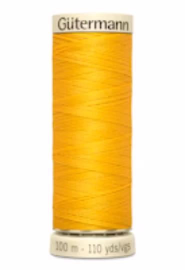 Sytråd polyester 200m gul 106