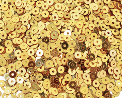 Paljett rund 2,5mm guld