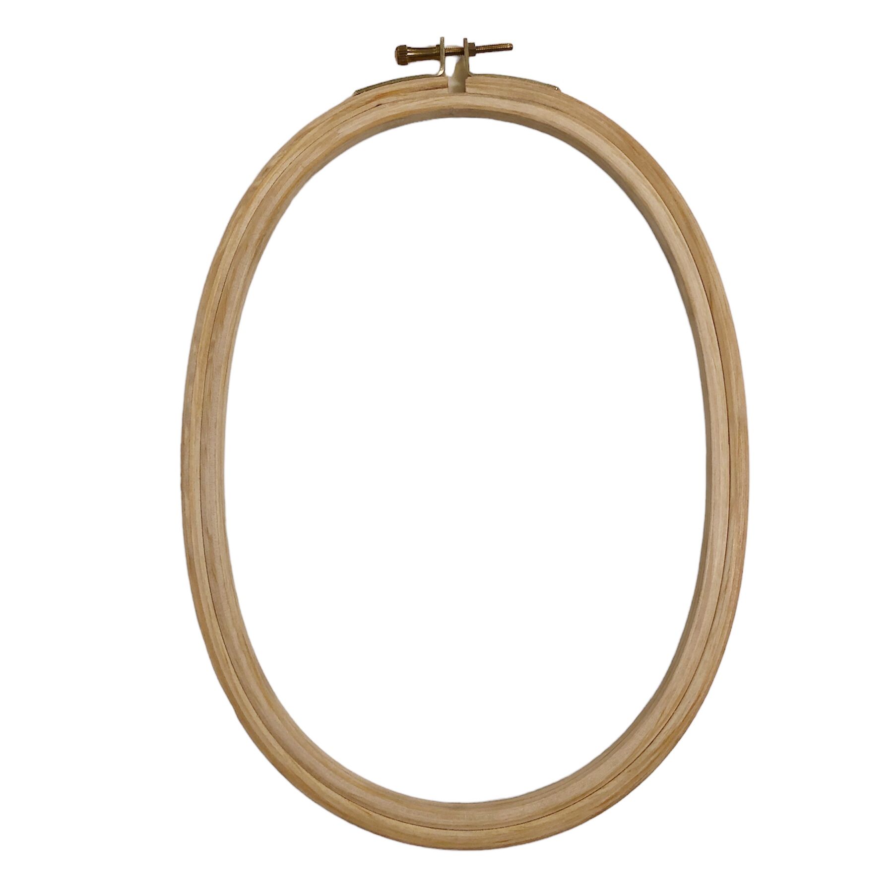 Sybåge oval trä 30.5cm x 23cm