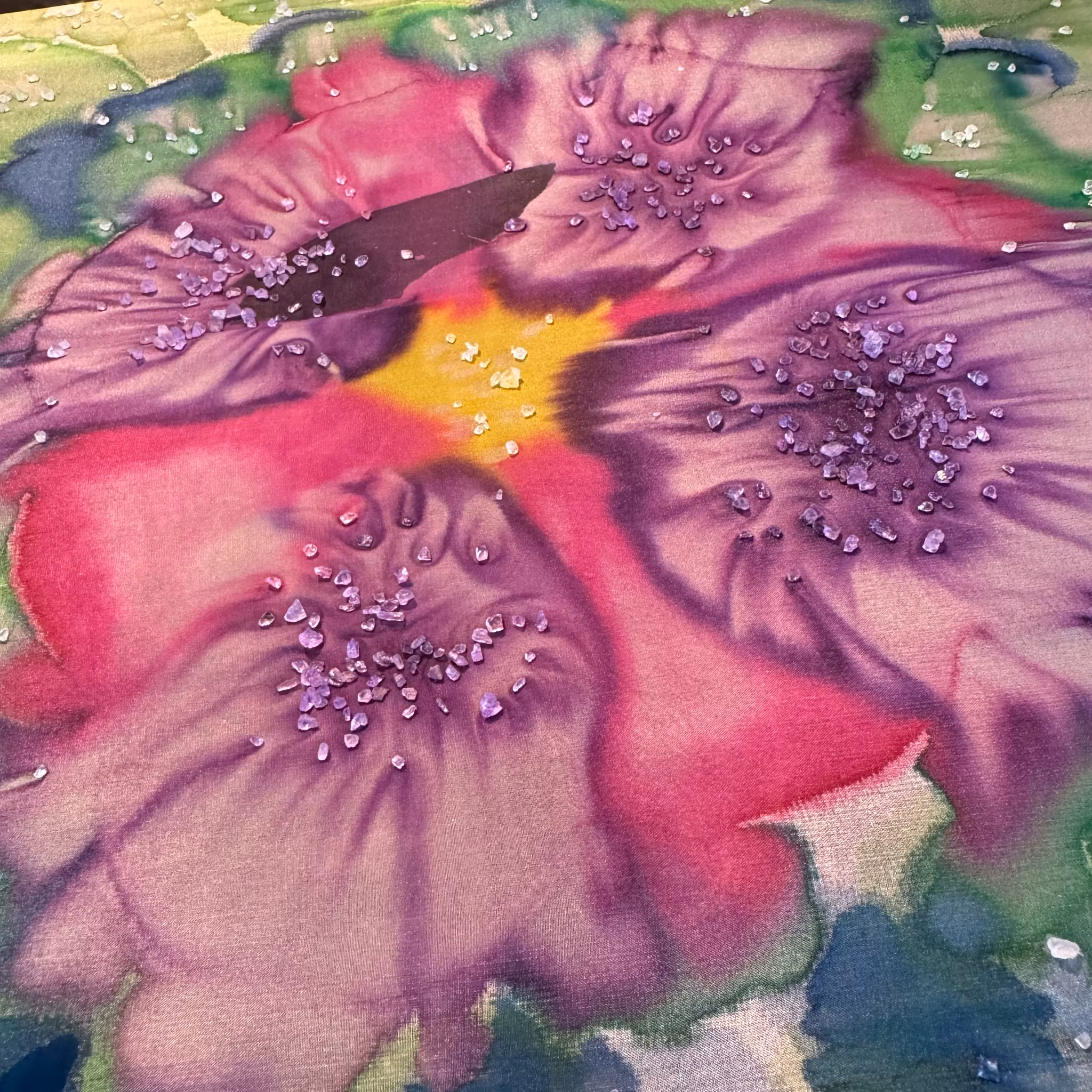 Måla & brodera fritt på siden - heldag 17 januari