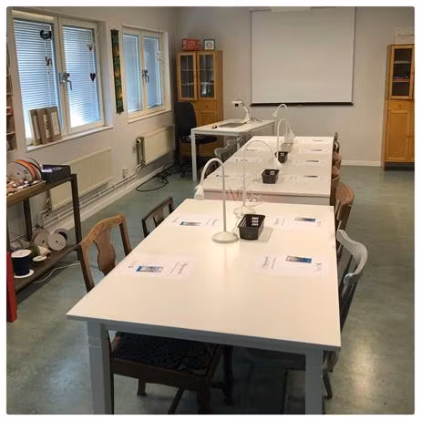 Måla & brodera fritt på siden - heldag 17 januari