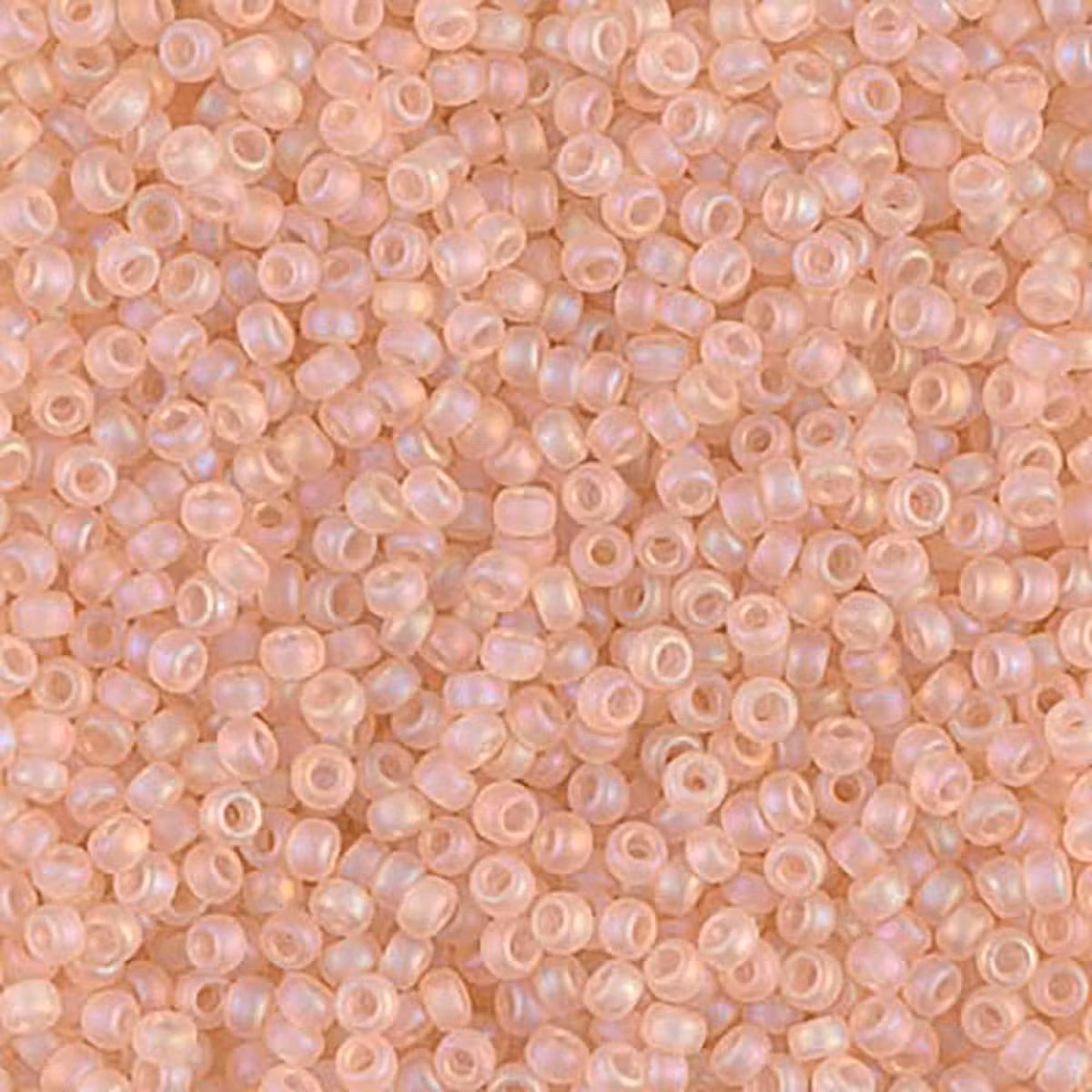 Kopia Miyuki seedbeads 11/0 matt ligth tea rose