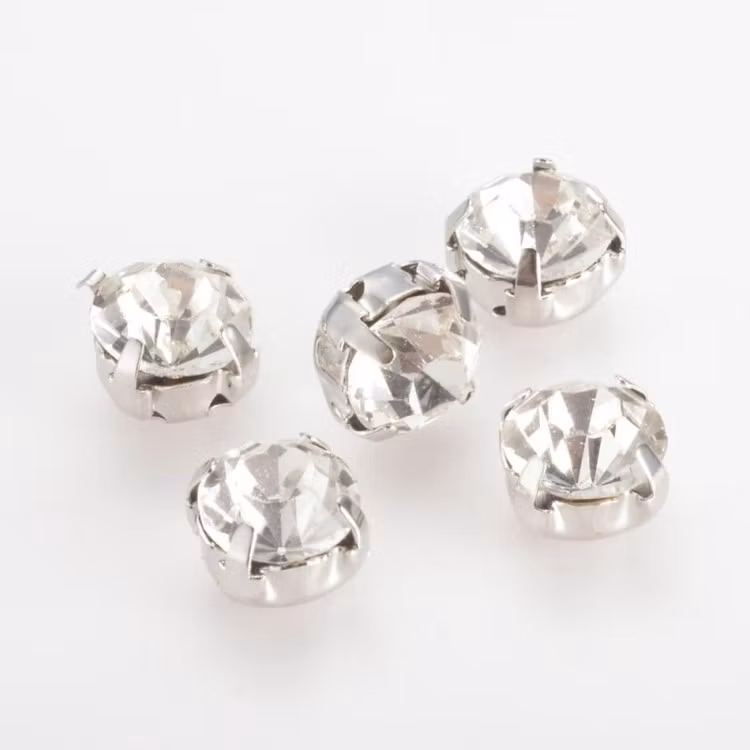 strasspärla silver liten 20-p
