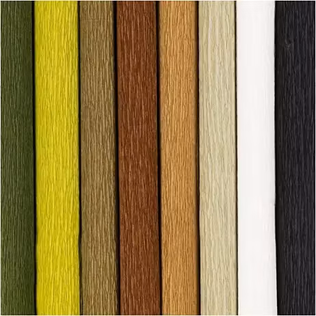 Kräppapper naturfärger 8-p