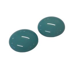 Cabochon glas opak turkos 24mm
