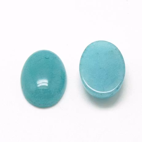 Cabochon halvädelsten turkos 18x13mm