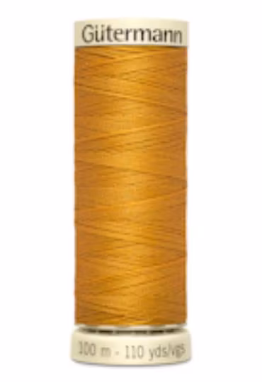 Sytråd polyester 100m gul 412