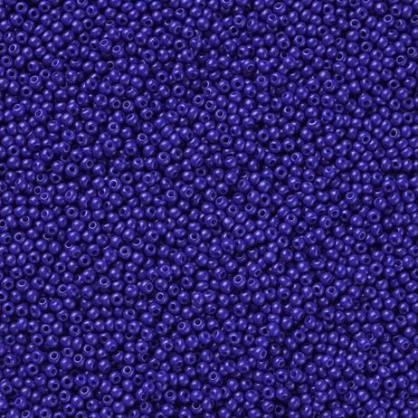Seedbead 2mm opak kornblå