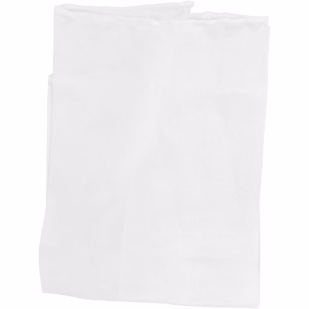 Sidenscarf vit 28x28cm