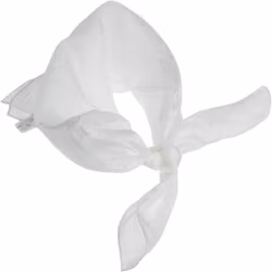 Sidenscarf vit 55x55cm
