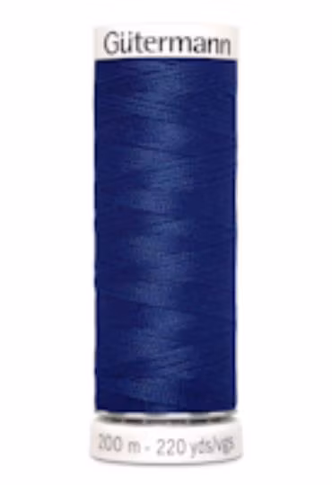 Sytråd polyester 200m blå 232
