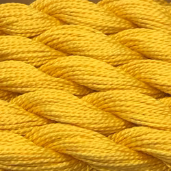 Pärlgarn nr 5 gul 726