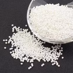 Seedbead 2 mm vit