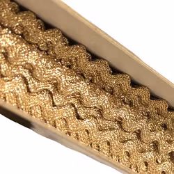 Zick-zackband 8mm guld