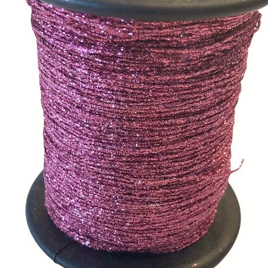 Metallictråd 1mm glitter magenta