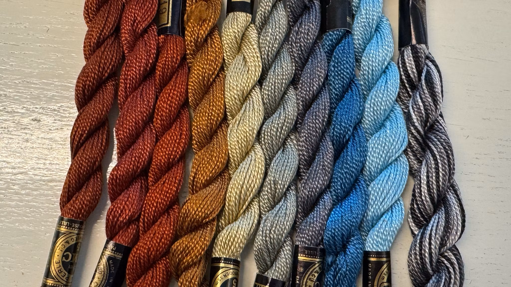 Pärlgarn 5 mixade färger 3