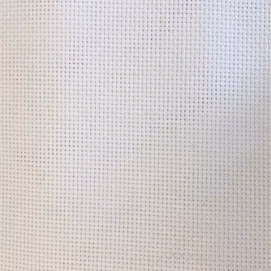 Aidaväv 4,5 vit 50x55cm
