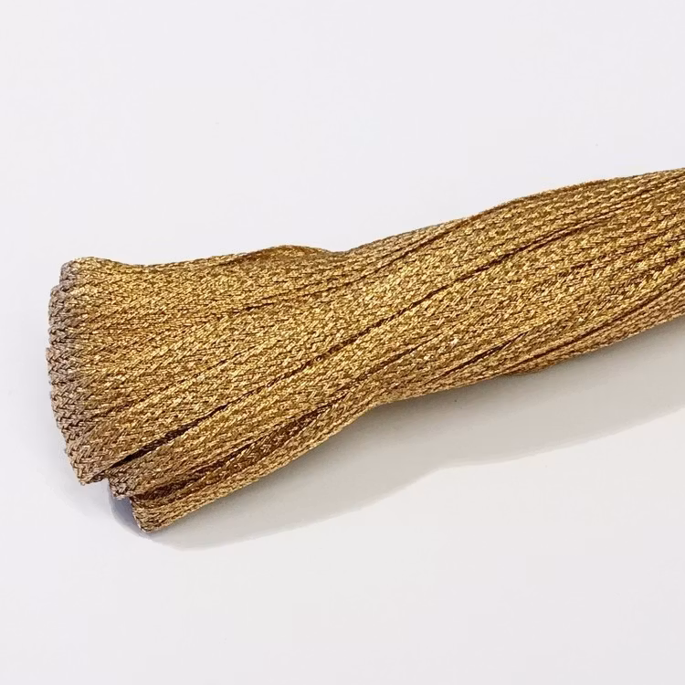 Badla/Soutacheband metallic antik guld 5mm