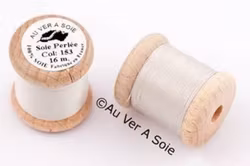 Pärlgarn silke beige 153