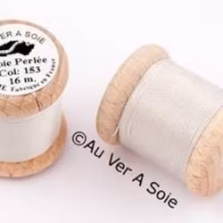 Pärlgarn silke beige 153